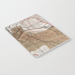 Saint Paul, USA - City Map Collage Notebook