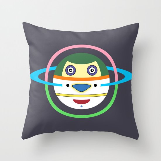 Spaceman 1 Throw Pillow