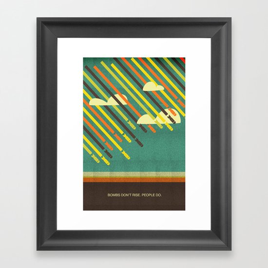 rise Framed Art Print