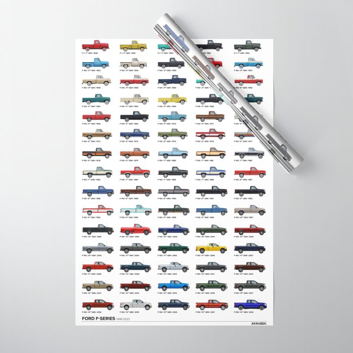 F150s of the World | 1948-2022 Wrapping Paper