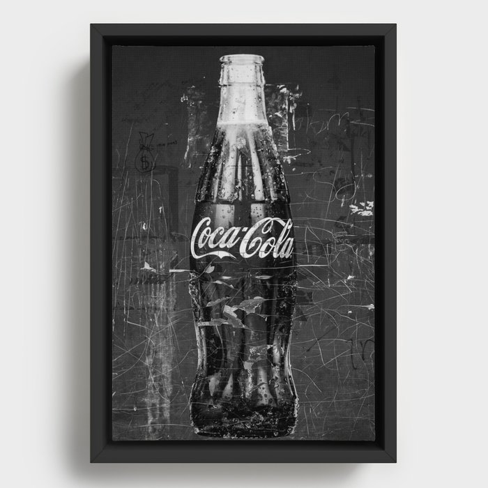 Cola Framed Canvas