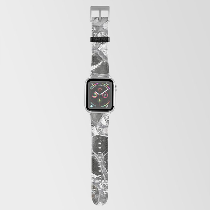 Silver Mirrored Mosaic Apple Watch Band by Crazy Craft Lady Society6