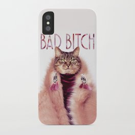 Bad Bitch Cat iPhone Case