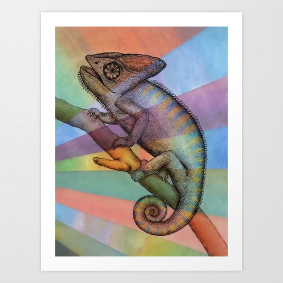 Chameleon (1) Art Print