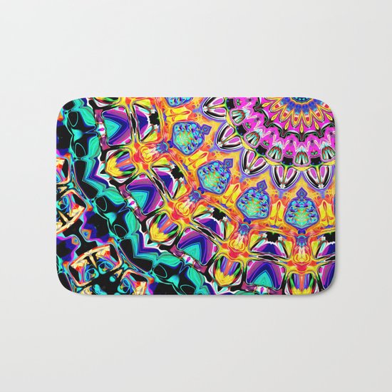 Ornate Spectral Abstract Bath Mat