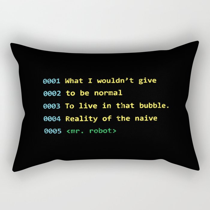 Computers Code Rectangular Pillow
