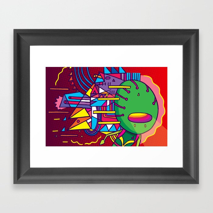 Alien Colors Framed Art Print