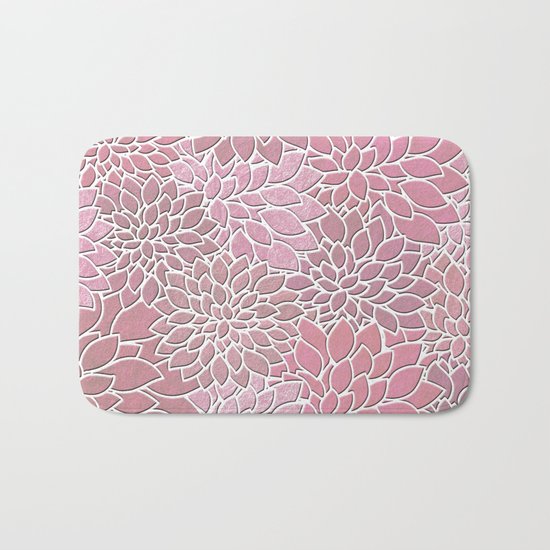 Floral Abstract 27 Bath Mat