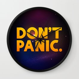 Don't Panic. Wall Clock