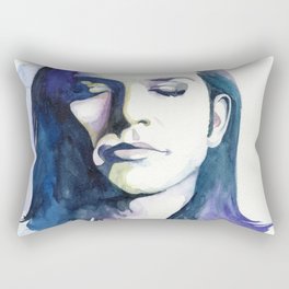 Brian Molko (Lilac) Rectangular Pillow