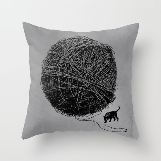 Curiosity Throw Pillow