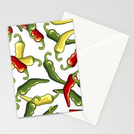 Chili peppers Stationery Cards