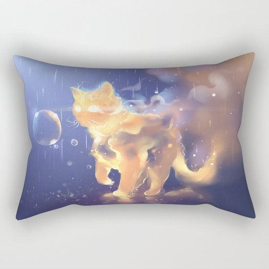 Fire Walk Rectangular Pillow
