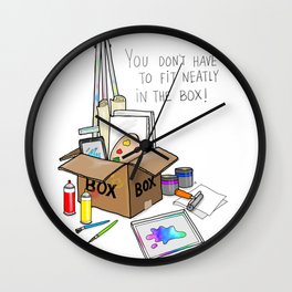 Out of the Box Art Wall Clock