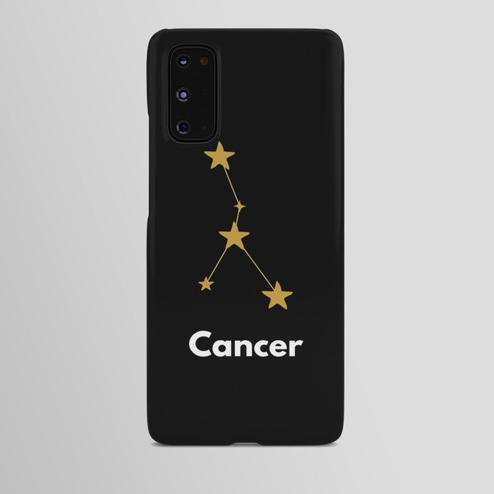Cancer, Cancer Zodiac, Black Android Case