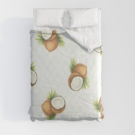 Millennium Green Coconut Pattern Comforter