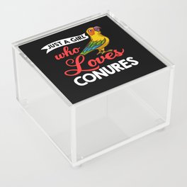 Sun Conure Bird Parakeet Cage Food Parrot Acrylic Box