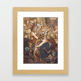 Warrior Woman Framed Art Print