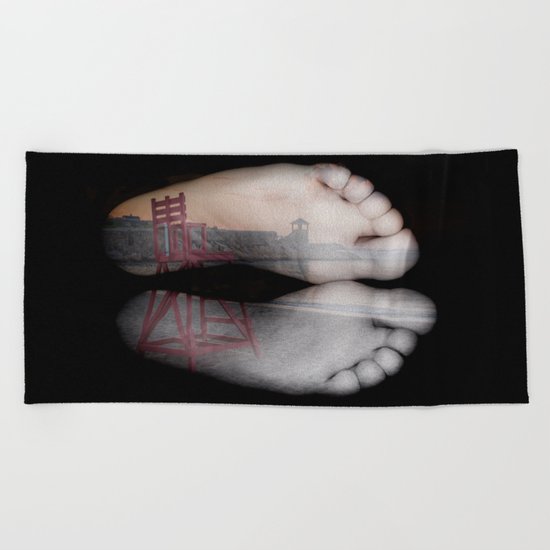 Beach Feet #2 Beach Towel