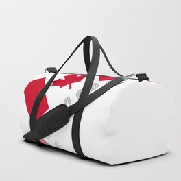 Elegant Maple Leaf Canadian Flag Duffle Bag