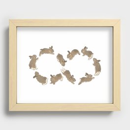 Happy infinity Recessed Framed Print