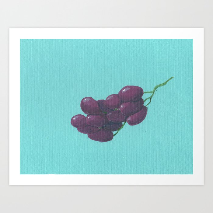 Gorgeous Grapes Art Print