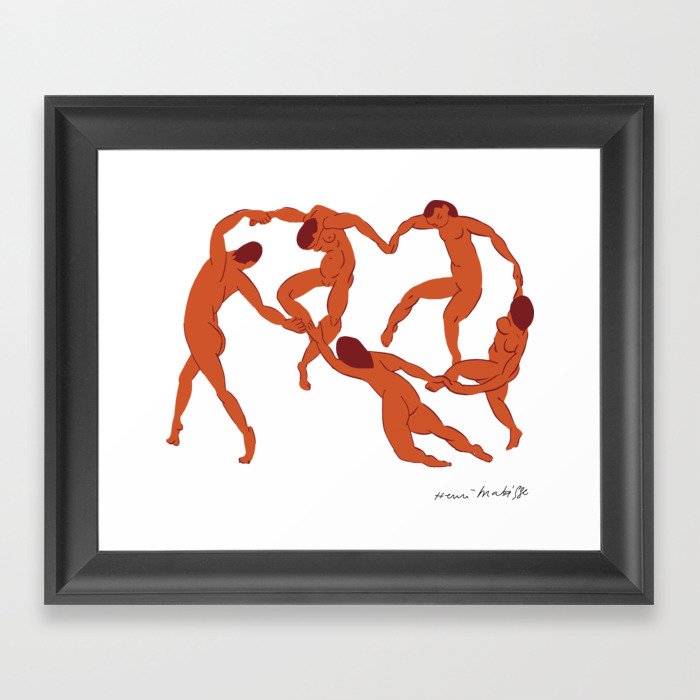 Henri Matisse - La Danse (The Dance) - Artwork Reproduction for - Wall Art, Prints, Posters, Canvas Framed Art Print
