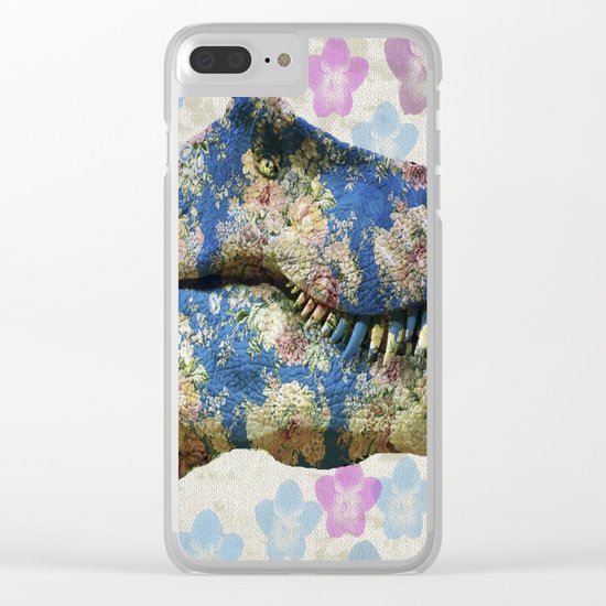 Dinosaur Clear iPhone Case