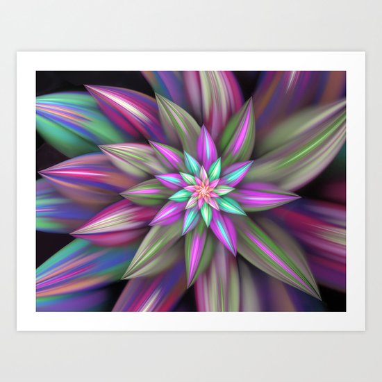 Exotic flower Art Print