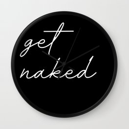 get naked Wall Clock