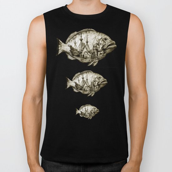 fish Biker Tank
