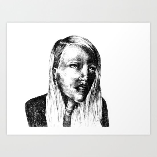She Is Art Print