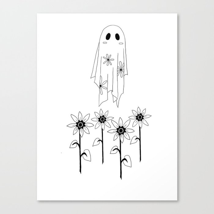 Garden Ghost Canvas Print