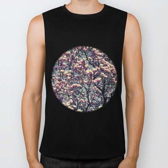 psyche delic magnoliA Biker Tank