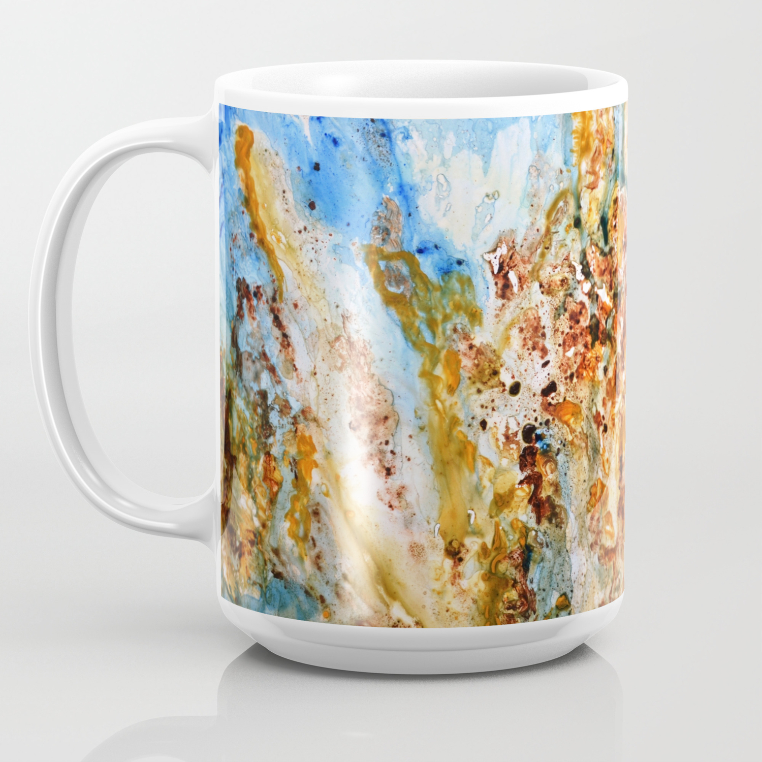 Rhaphsody Modern Abstract Art Coffee Mug By Manjiri Society6
