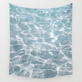 Crystal Clear Blue Water Photo Art Print | Crete Island Summer Holiday | Greece Travel Photography Wall Tapestry