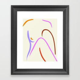 Line Of Sight (vibrant) Framed Art Print