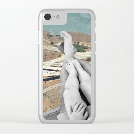 Up in the air Clear iPhone Case