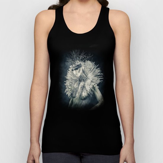 Dark Portrait III (colour option) Unisex Tank Top