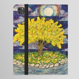 Broom Tree Moon iPad Folio Case