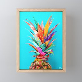 EttaVee Pineapple Crown Framed Mini Art Print