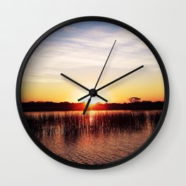 Estuary South Africa Wall Clock