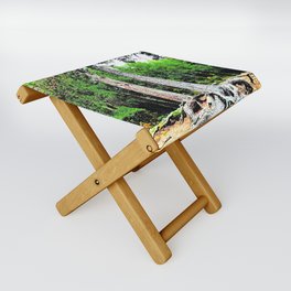 Amazing Tree Roots in Expressive and I Art Folding Stool