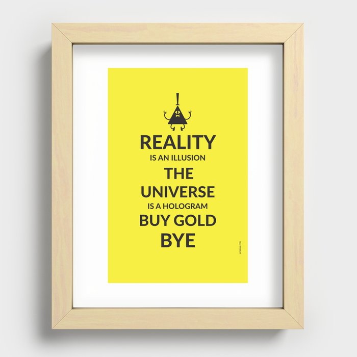 Buy Gold Recessed Framed Print