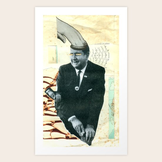Grey Matter Art Print