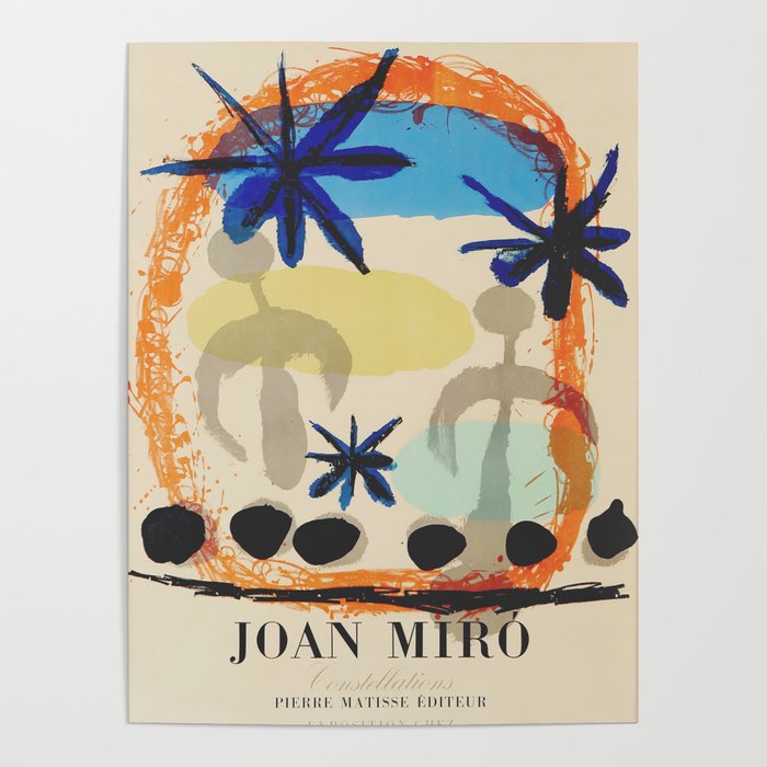 Joan Miro - Exhibition poster Paris Poster