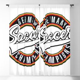 Germany soccer champions Blackout Curtain