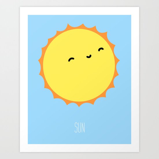 The Sun Art Print