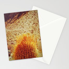 Brown cactus desert | Cacti close-up | Trendy exotic plants Stationery Card
