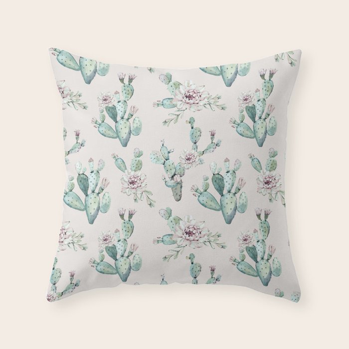 pale green throw pillows